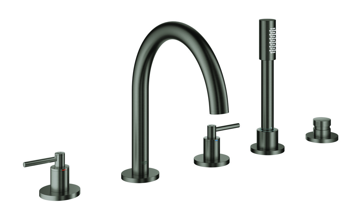 GROHE Atrio kar- og brusekombination udvendig dele 5-h grafit - Grohe - GROHE Atrio kar- og brusekombination udvendig dele 5-h grafit - Billede 2