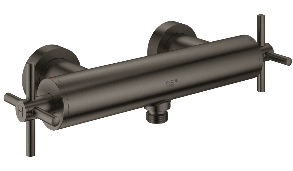 GROHE Atrio brusearmatur til væg udvendig grafit, 26003AL3 - Grohe - GROHE Atrio brusearmatur til væg udvendig grafit, 26003AL3