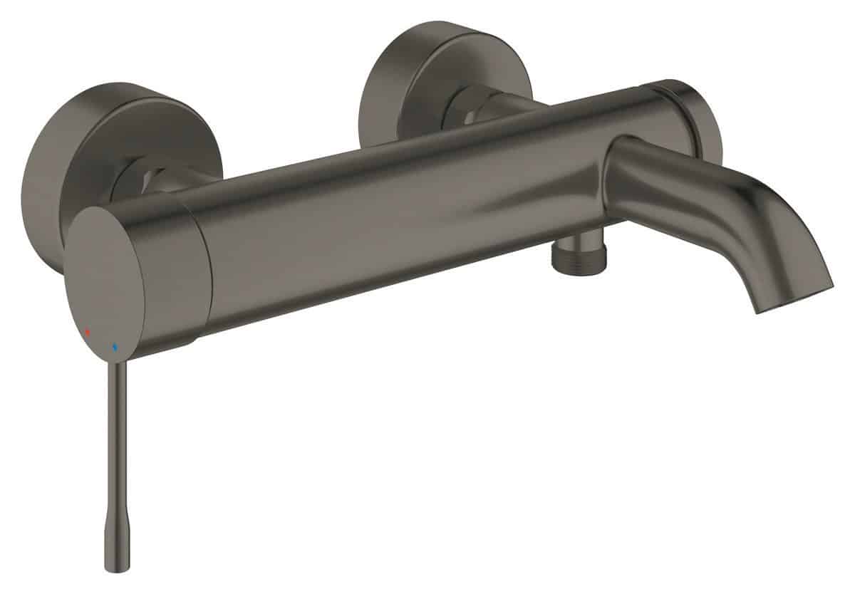 GROHE Essence kar- og brusearmatur til væg børstet grafit - Grohe - GROHE Essence kar- og brusearmatur til væg børstet grafit - Billede 2