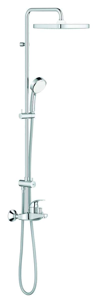 GROHE Tempesta Cosmopolitan 250 Cube etgrebs brusesystem til væg krom - Grohe - GROHE Tempesta Cosmopolitan 250 Cube etgrebs brusesystem til væg krom