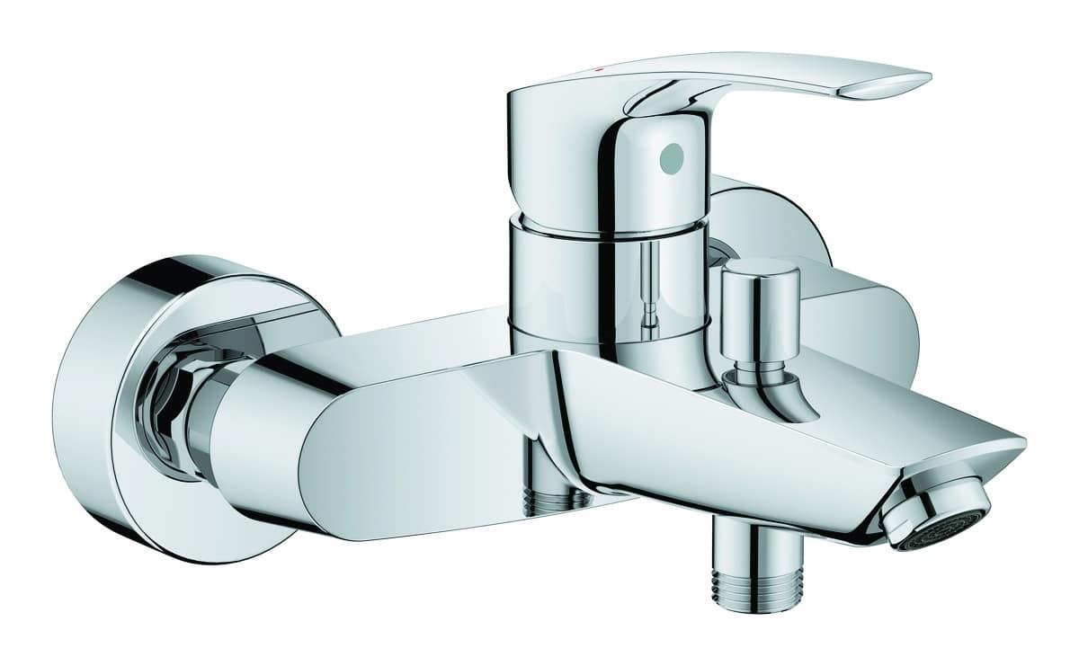 GROHE Eurosmart 2021 batteri til kar, synlig