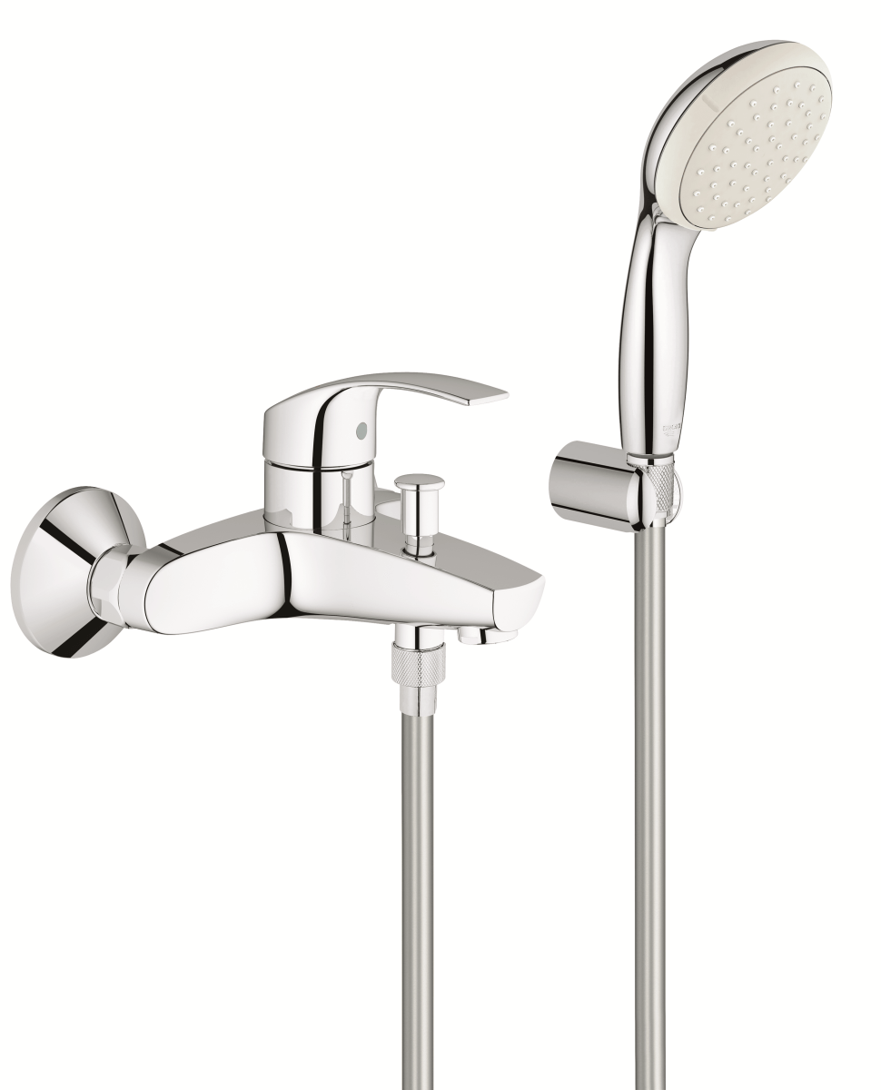 GROHE Eurosmart 2015 kar og brusearmatur med håndbruser - Grohe - GROHE Eurosmart 2015 kar og brusearmatur med håndbruser