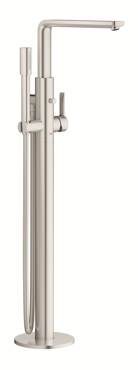 GROHE Lineare New badekararmatur fritstående gulvmontage supersteel