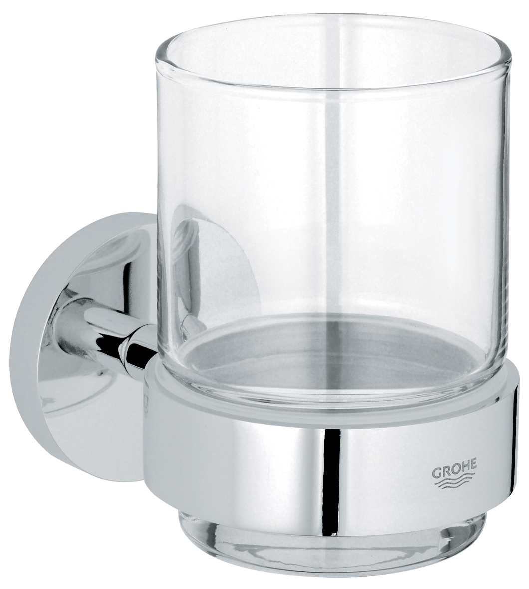 GROHE Essentials glas med holder