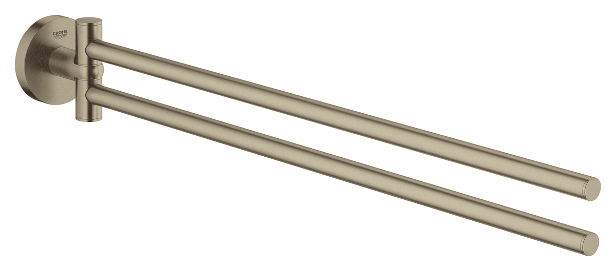 GROHE Essentials håndklædeholder dobbelt 439 mm børstet nikkel