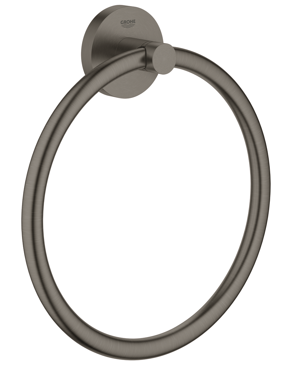 GROHE Essentials håndklædering børstet grafit