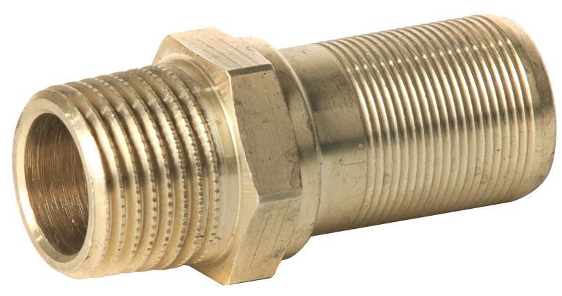 HENCO nippel adapter til fordelerrør messing 26 mm x 1/2