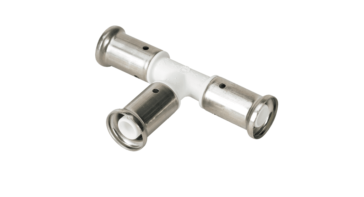 Henco pres tee PVDF 26 x 26 x 26 mm