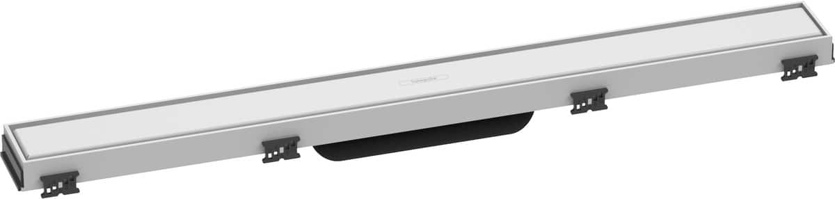 hansgrohe RainDrain Match kappesæt til flise bruseafløb 700 mm mat hvid - Hansgrohe - hansgrohe RainDrain Match kappesæt til flise bruseafløb 700 mm mat hvid