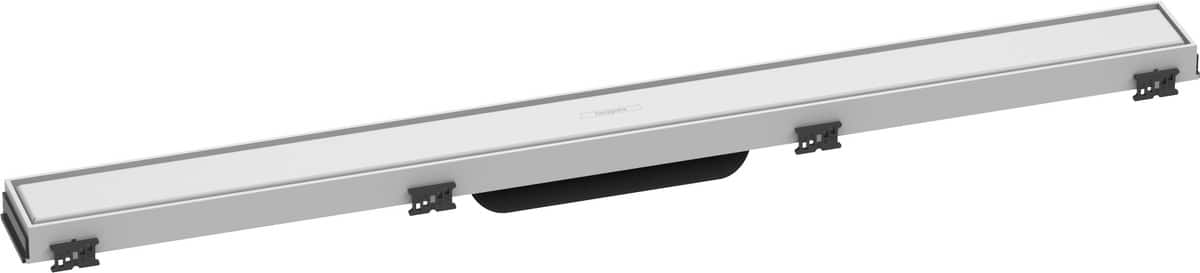 hansgrohe RainDrain Match kappesæt til flise bruseafløb 800 mm mat hvid - Hansgrohe - hansgrohe RainDrain Match kappesæt til flise bruseafløb 800 mm mat hvid