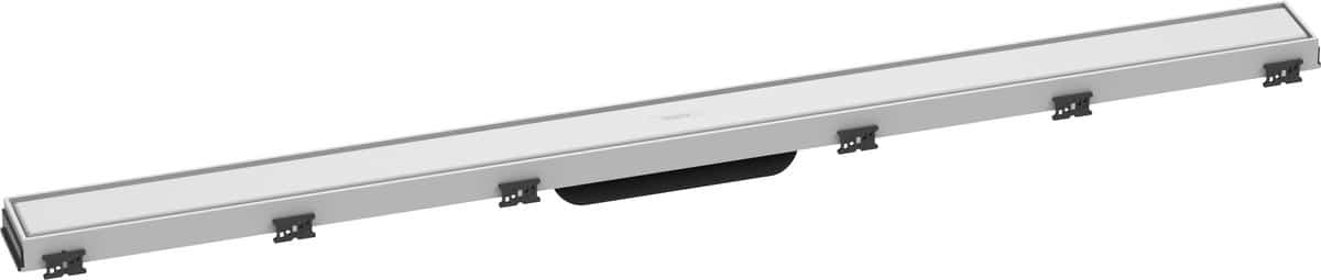 hansgrohe RainDrain Match kappesæt til flise bruseafløb 1000 mm mat hvid - Hansgrohe - hansgrohe RainDrain Match kappesæt til flise bruseafløb 1000 mm mat hvid