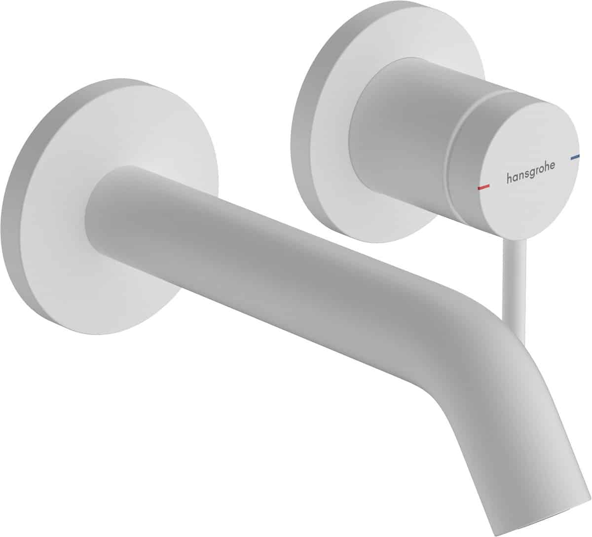 hansgrohe Tecturis S 1-grebs håndvaskarmatur 165mm tud t/hv vægmont mat hvid