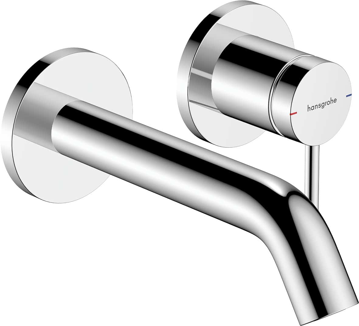 hansgrohe Tecturis S 1-grebs håndvaskarmatur 165mm tud t/hv vægmont forkr