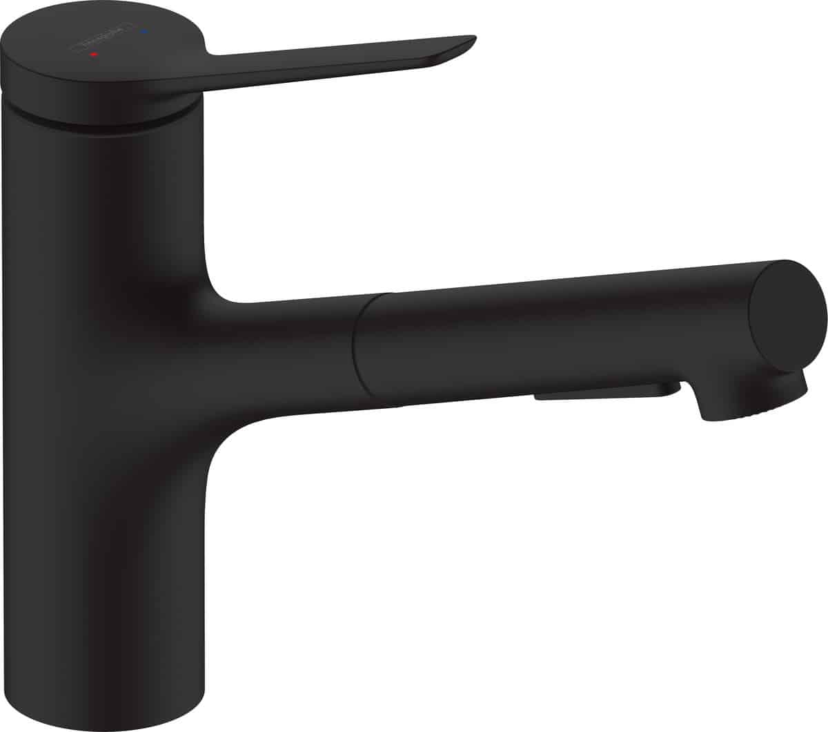 hansgrohe Zesis M33 etgrebsbatteri 219 mm tud t/kv/udtr.br, mat sort - Hansgrohe - hansgrohe Zesis M33 etgrebsbatteri 219 mm tud t/kv/udtr.br, mat sort