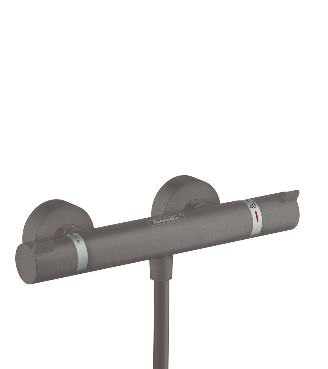 hansgrohe Ecostat Comfort brusetermostat børstet sort krom - Hansgrohe - hansgrohe Ecostat Comfort brusetermostat børstet sort krom