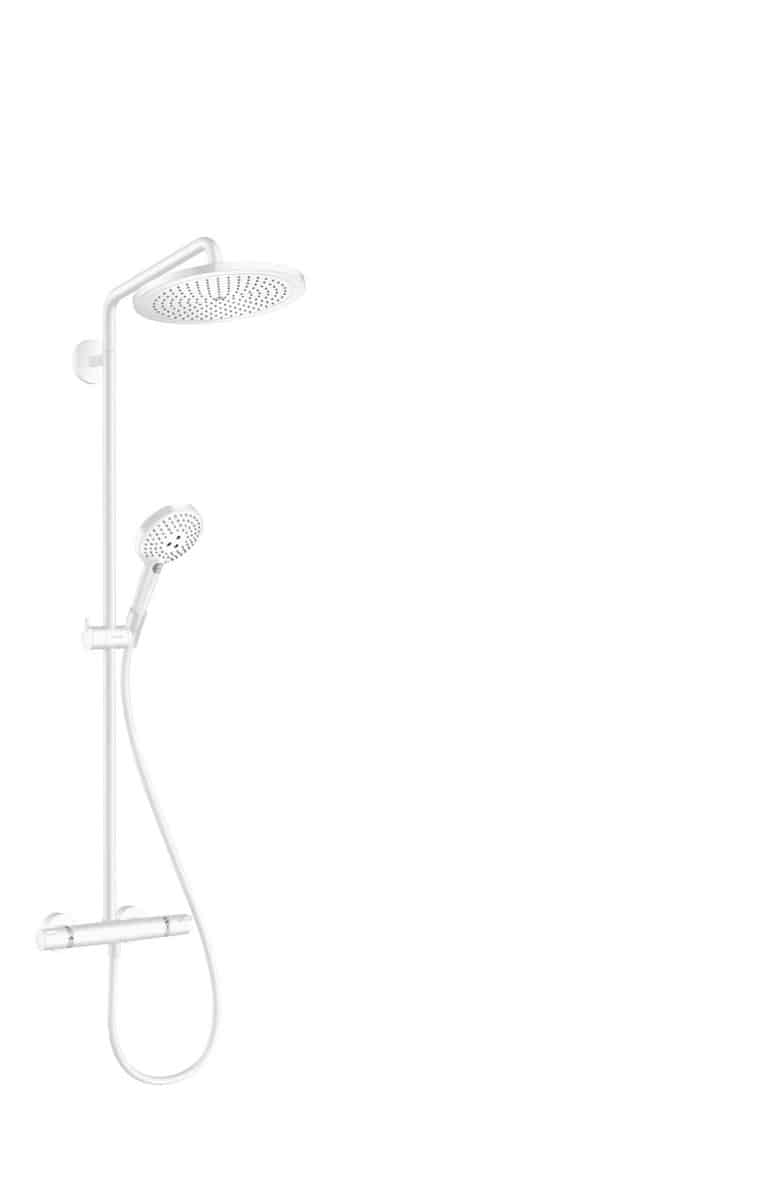 hansgrohe Croma Select S Showerpipe 280 1jet EcoSmart 9 l/min. med term/håndbruser Raindance Select