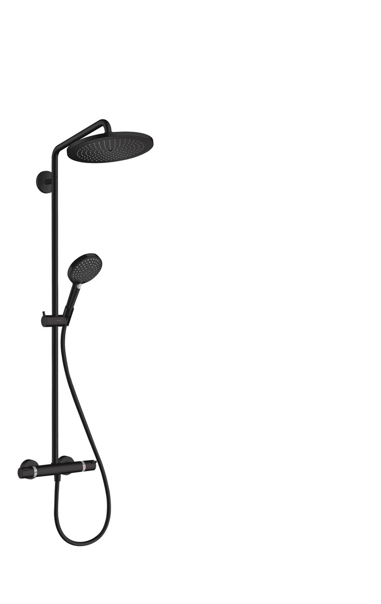 hansgrohe Croma Select S Showerpipe 280 1jet EcoSmart 9 l/min. med term/håndbruser Raindance Select