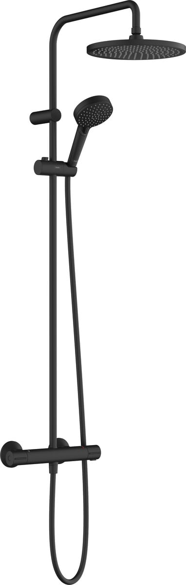 hansgrohe Vernis Blend showerpipe 240 1jet EcoSmart med term mat sort