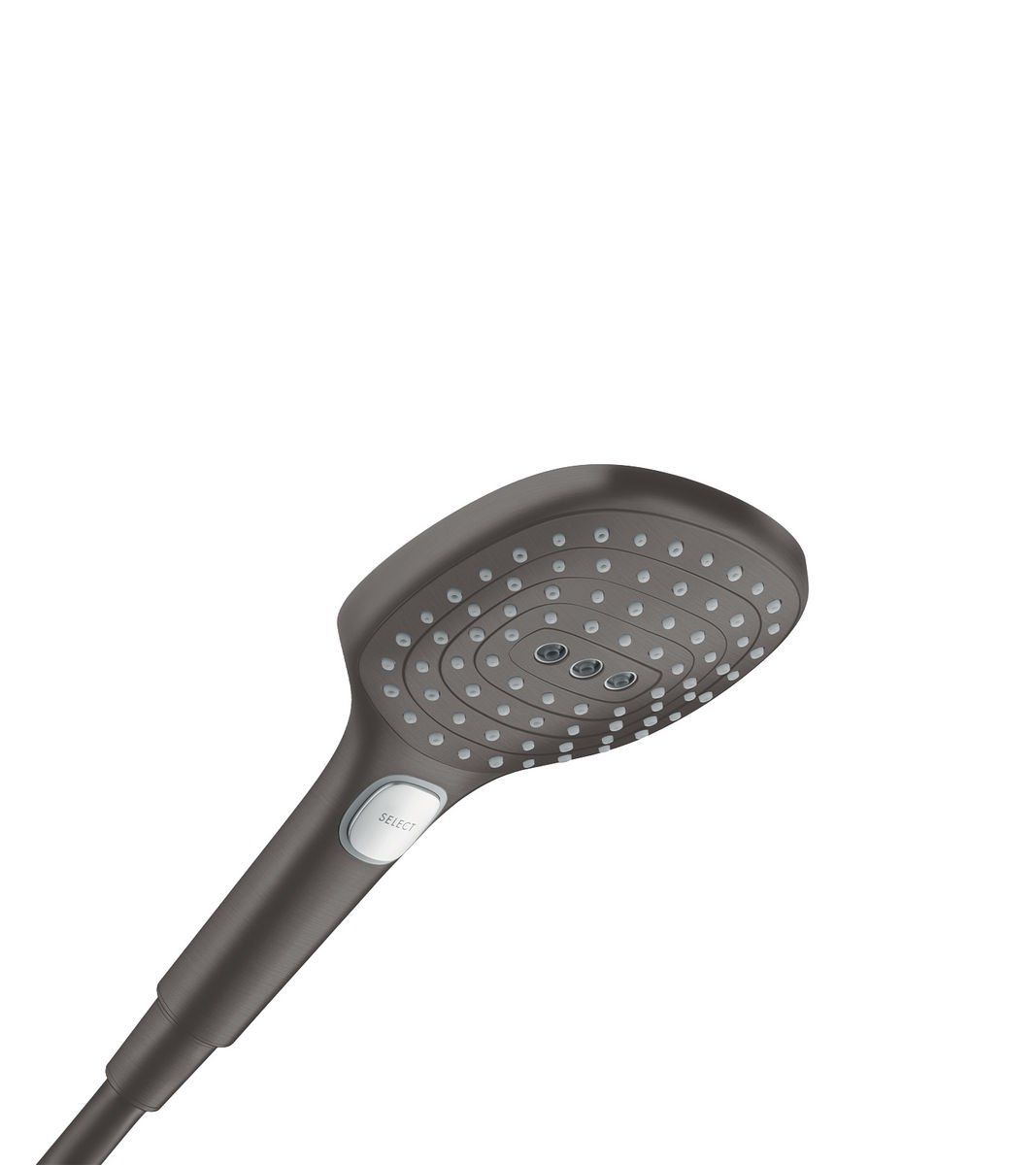 hansgrohe Raindance Select E 120 3jet håndbruser børstet sort krom - Hansgrohe - hansgrohe Raindance Select E 120 3jet håndbruser børstet sort krom