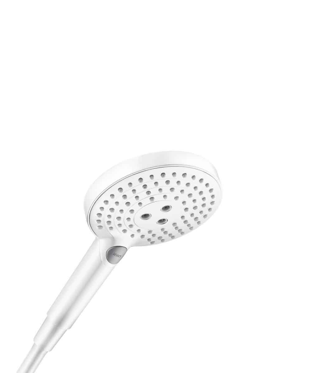 hansgrohe Raindance Select S Håndbruser 120 3jet, mat hvid - Hansgrohe - hansgrohe Raindance Select S Håndbruser 120 3jet, mat hvid
