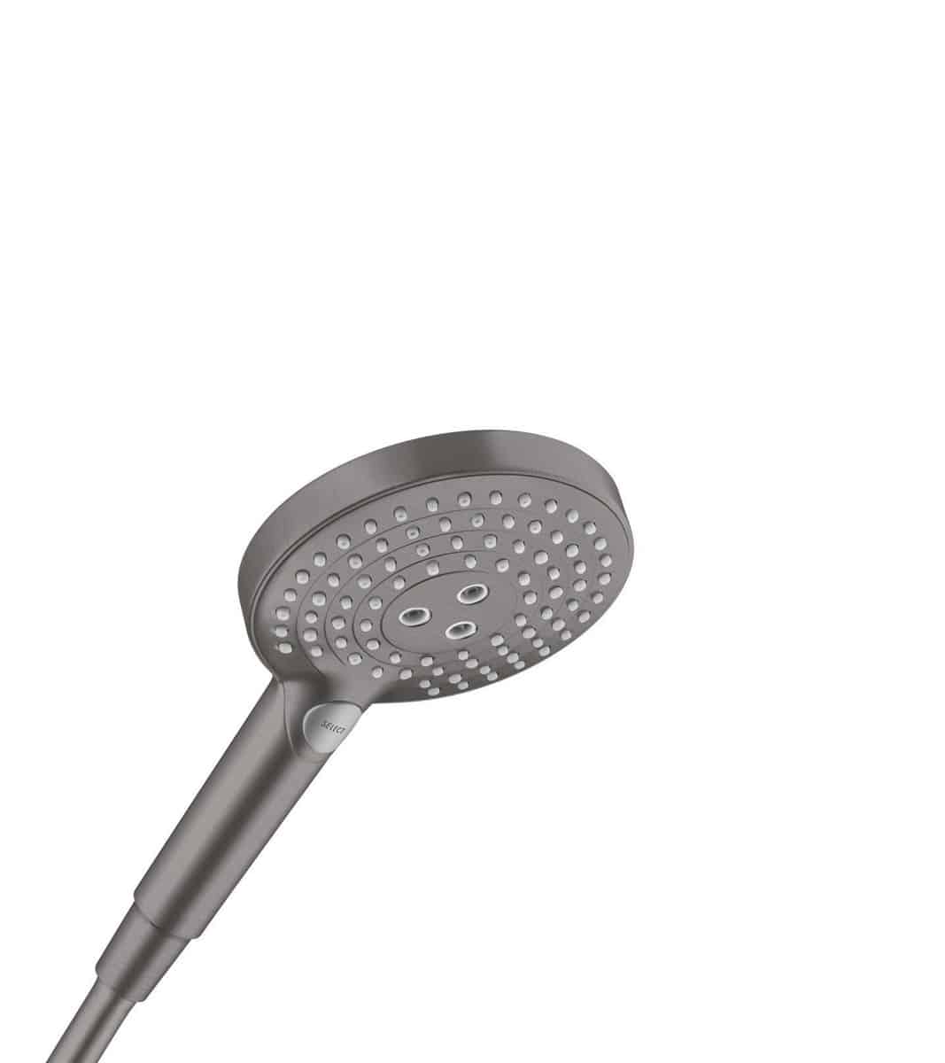 hansgrohe Raindance Select S Håndbruser 120 3jet EcoSmart 9 l/min, børstet sort krom - Hansgrohe - hansgrohe Raindance Select S Håndbruser 120 3jet EcoSmart 9 l/min, børstet sort krom