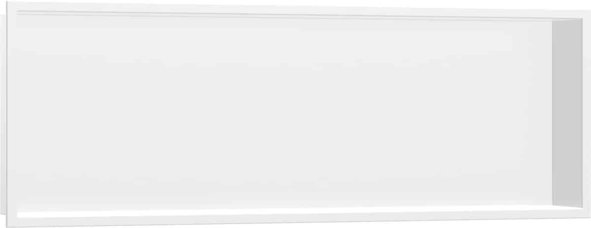 hansgrohe XtraStoris Original vægniche med integreret ramme 300/900/100, mat hvid