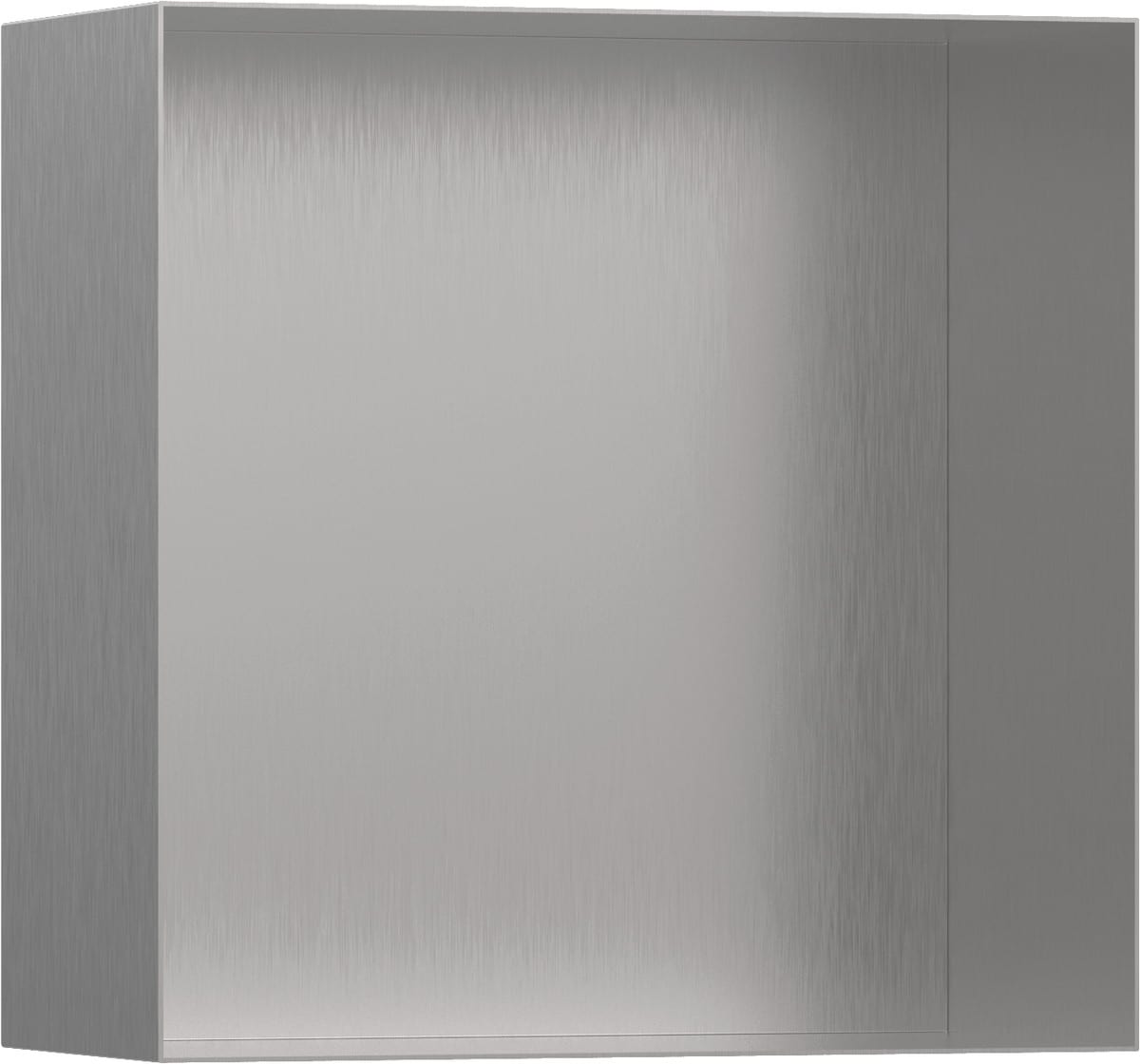 hansgrohe XtraStoris Minimalistic vægniche uden ramme 300/300/140, børstet rustfrit stål