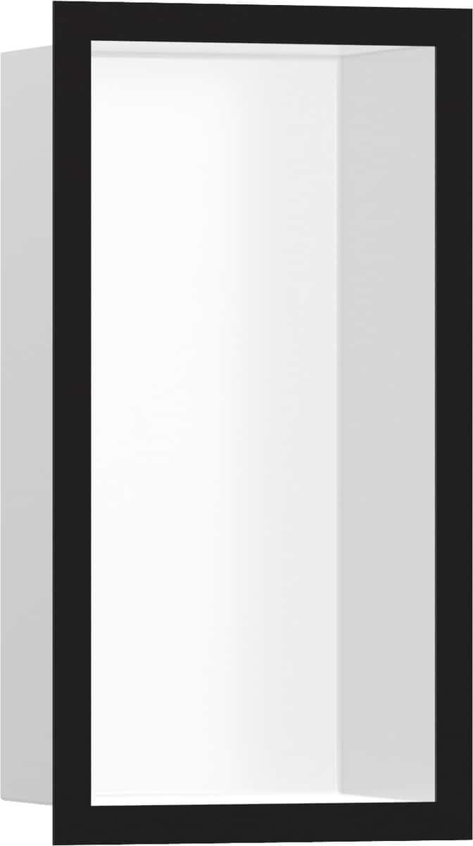 hansgrohe XtraStoris Individual vægniche mat hvid med designramme 300/150/100, mat sort
