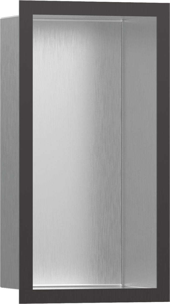 hansgrohe XtraStoris Individual vægniche børstet rustfrit stål med designramme 300/150/100, børstet