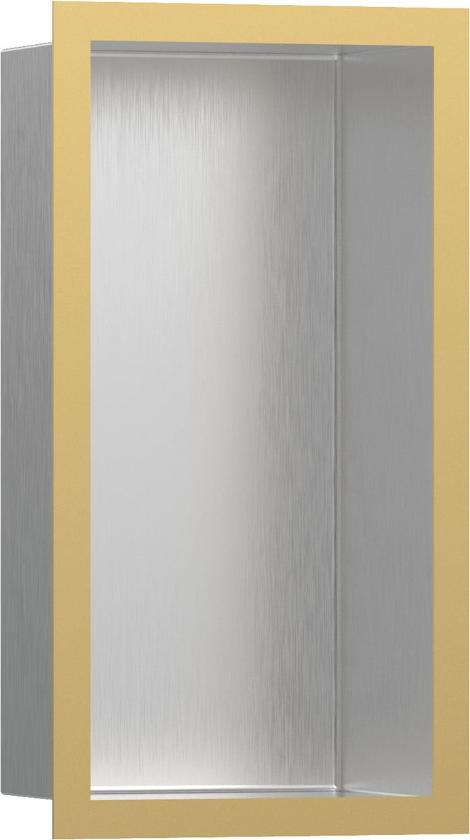 hansgrohe XtraStoris Individual vægniche børstet rustfrit stål med designramme 300/150/100, poleret
