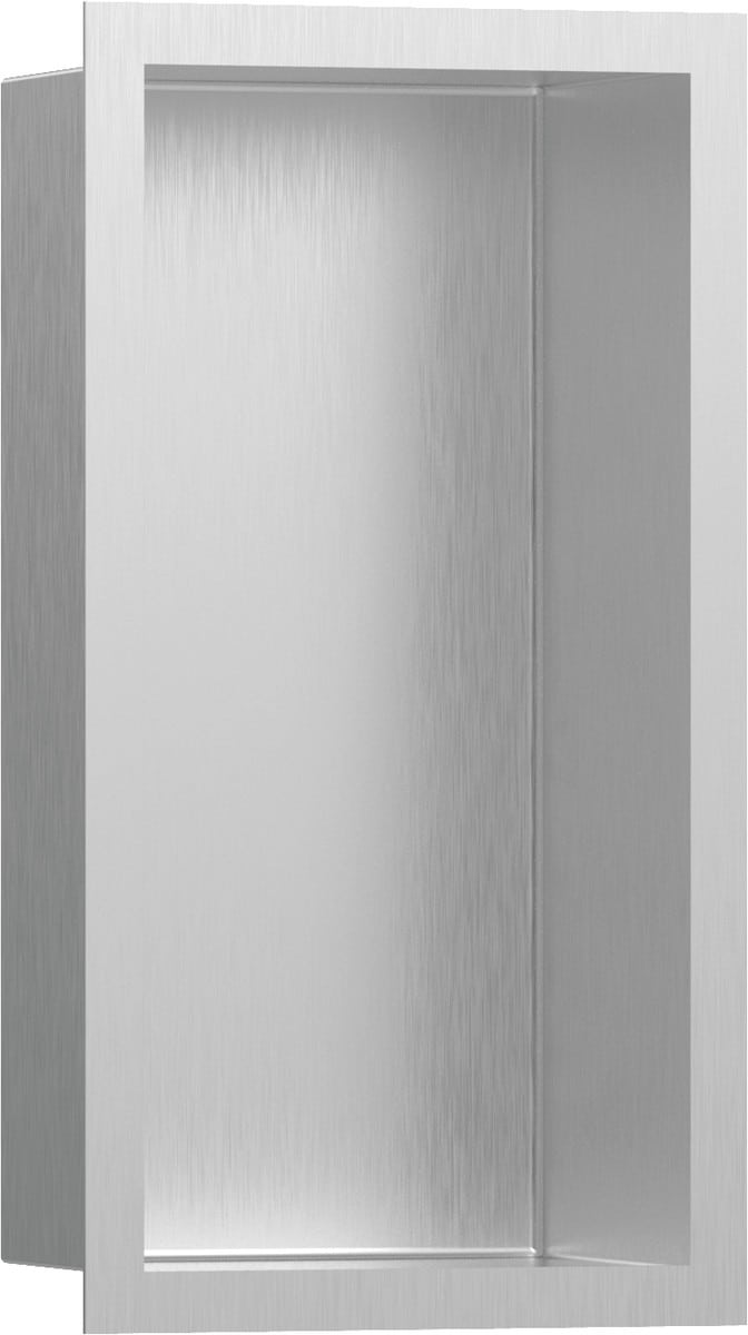 hansgrohe XtraStoris Individual vægniche børstet rustfrit stål med designramme 300/150/100, børstet