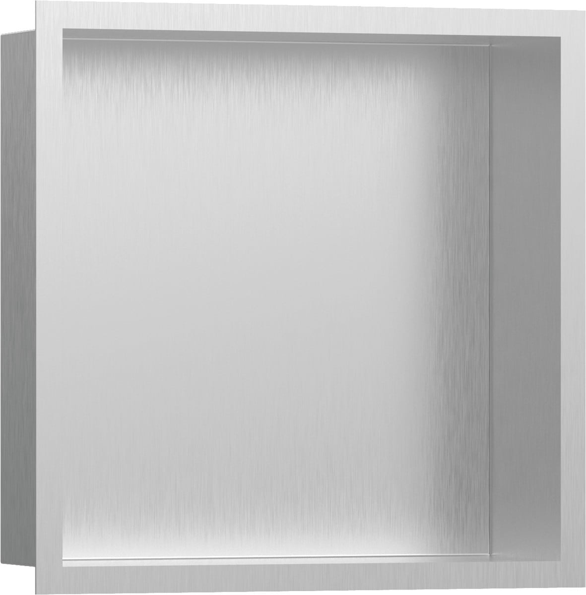 hansgrohe XtraStoris Individual vægniche børstet rustfrit stål med designramme 300/300/100, børstet