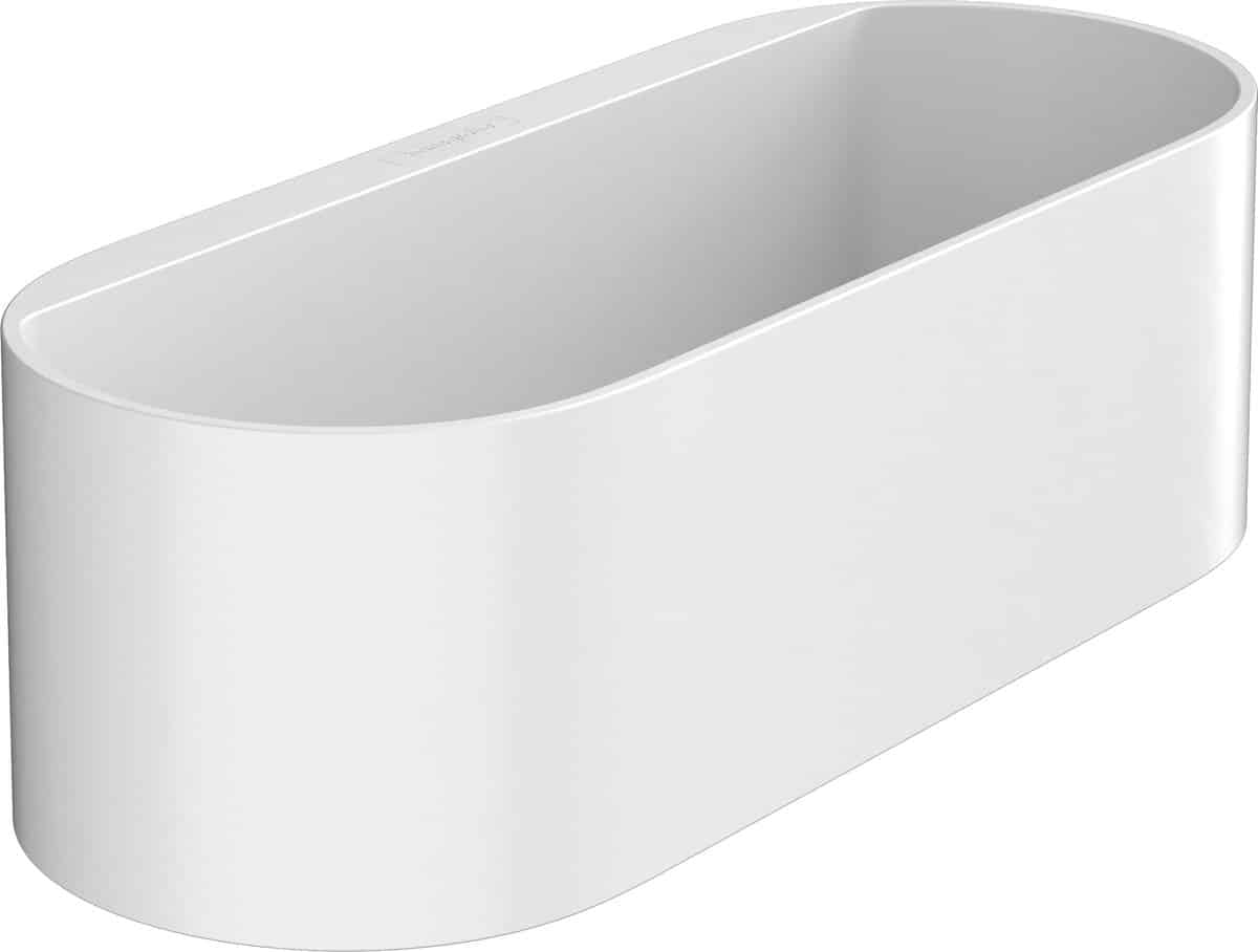 hansgrohe WallStoris dyb opbevaringskurv, mat hvid