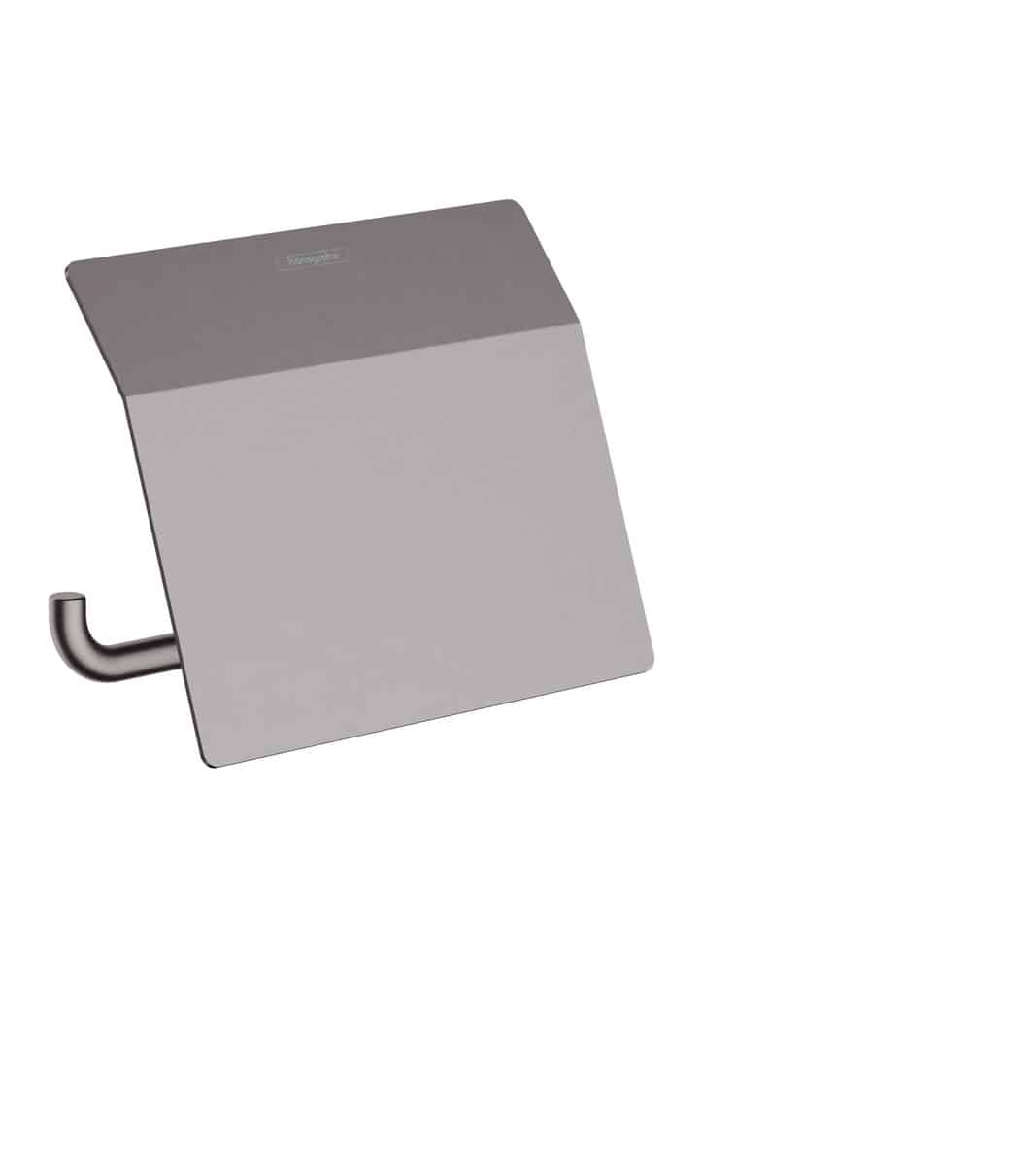 hansgrohe AddStoris papirholder med låg børstet sort krom PVD - Hansgrohe - hansgrohe AddStoris papirholder med låg børstet sort krom PVD