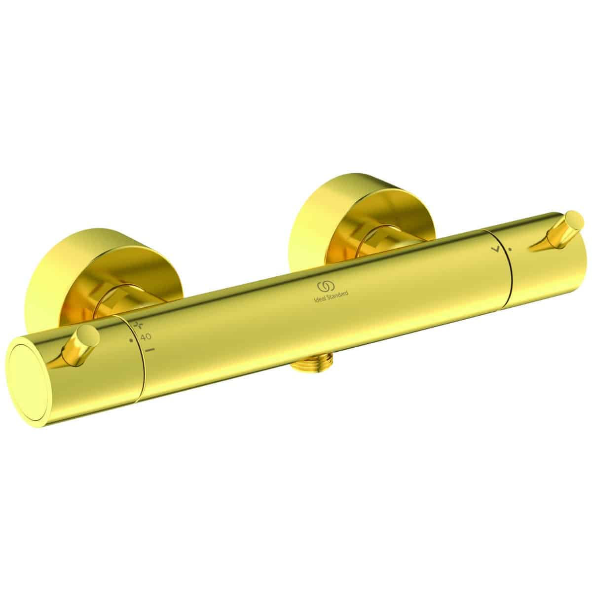 Ideal Standard Ceratherm T125 brusetermostat, Brushed Gold
