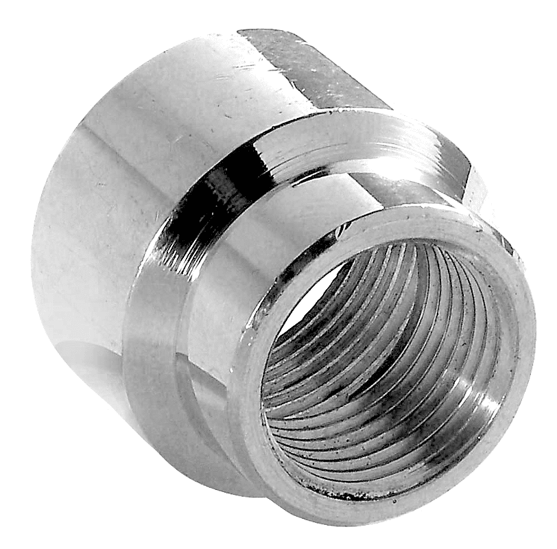 Formmuffe messing 3/4" x 1/2" forkromet