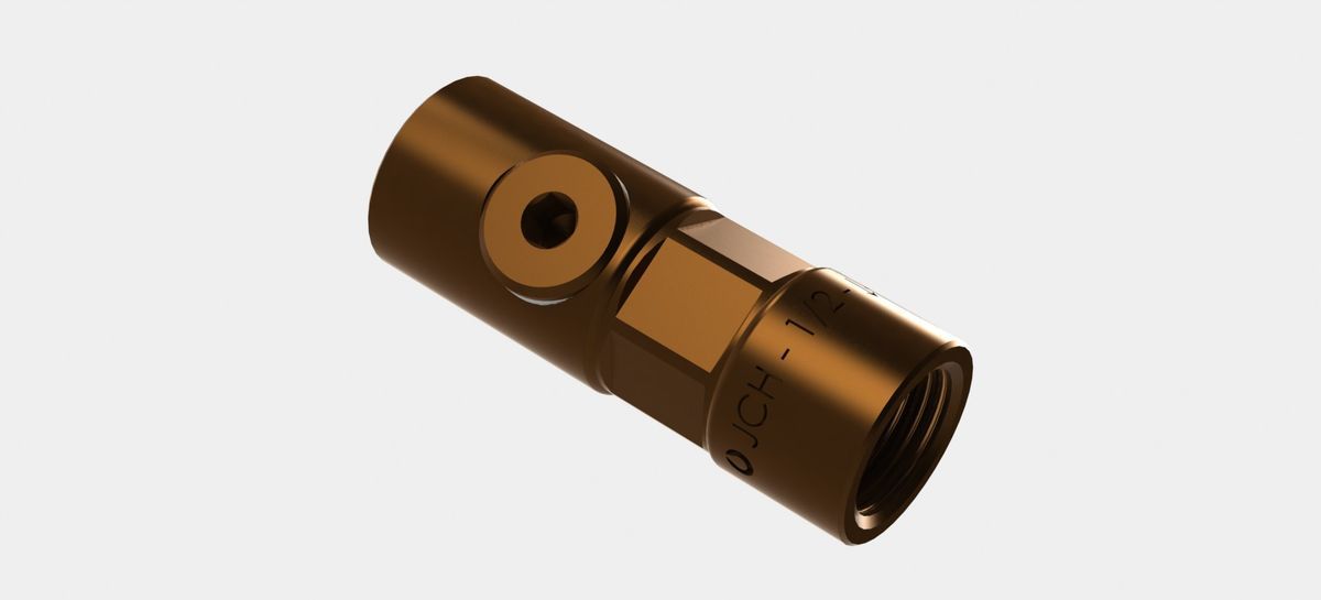 Kontraventil 2280 kontrollerbar rødgods 3/4"