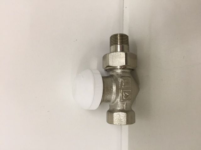 Herz TS-90 radiatorventil 38" ligeløbende - K. Neerskov - Herz TS-90 radiatorventil 38" ligeløbende