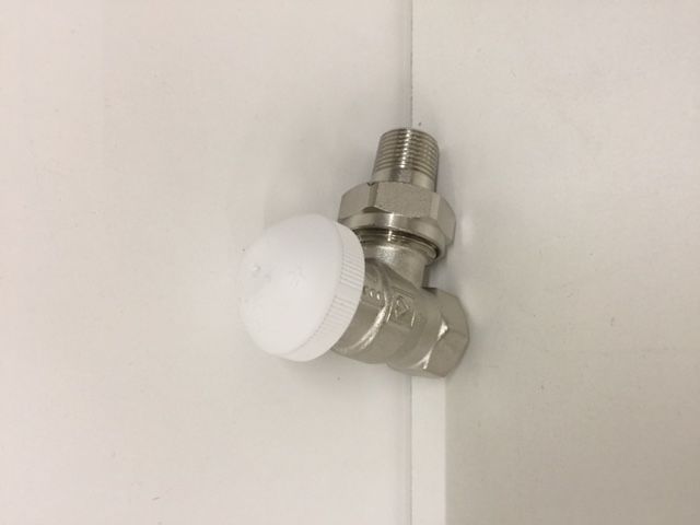 Herz TS-90 radiatorventil 38" vinkelløbende - K. Neerskov - Herz TS-90 radiatorventil 38" vinkelløbende