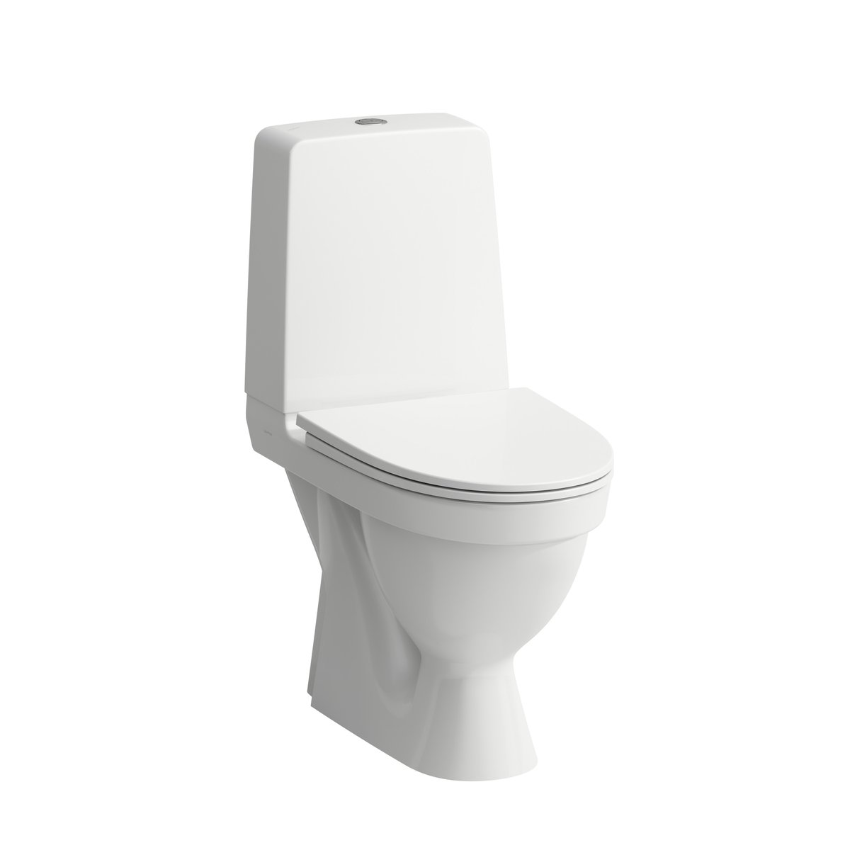 LAUFEN KOMPAS toilet med S-lås, Rimless, hvid