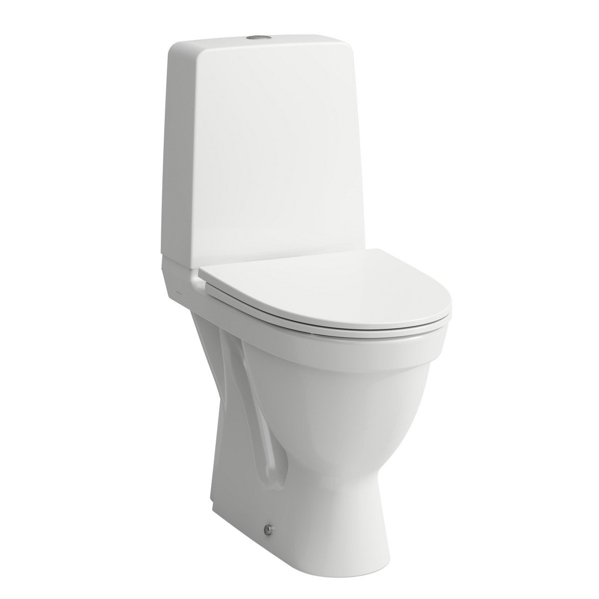 LAUFEN KOMPASS gulvst. toilet m/skjult S-lås, hvid