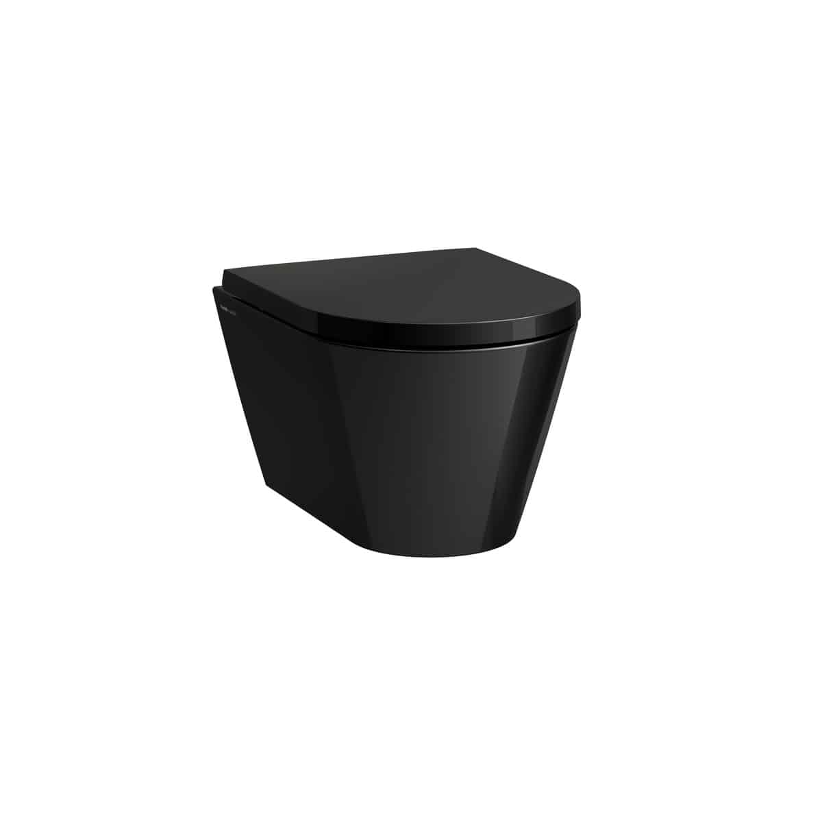 LAUFEN Kartell By LAUFEN hængeskål, Rimless, 490 x 370 mm, sort højglans