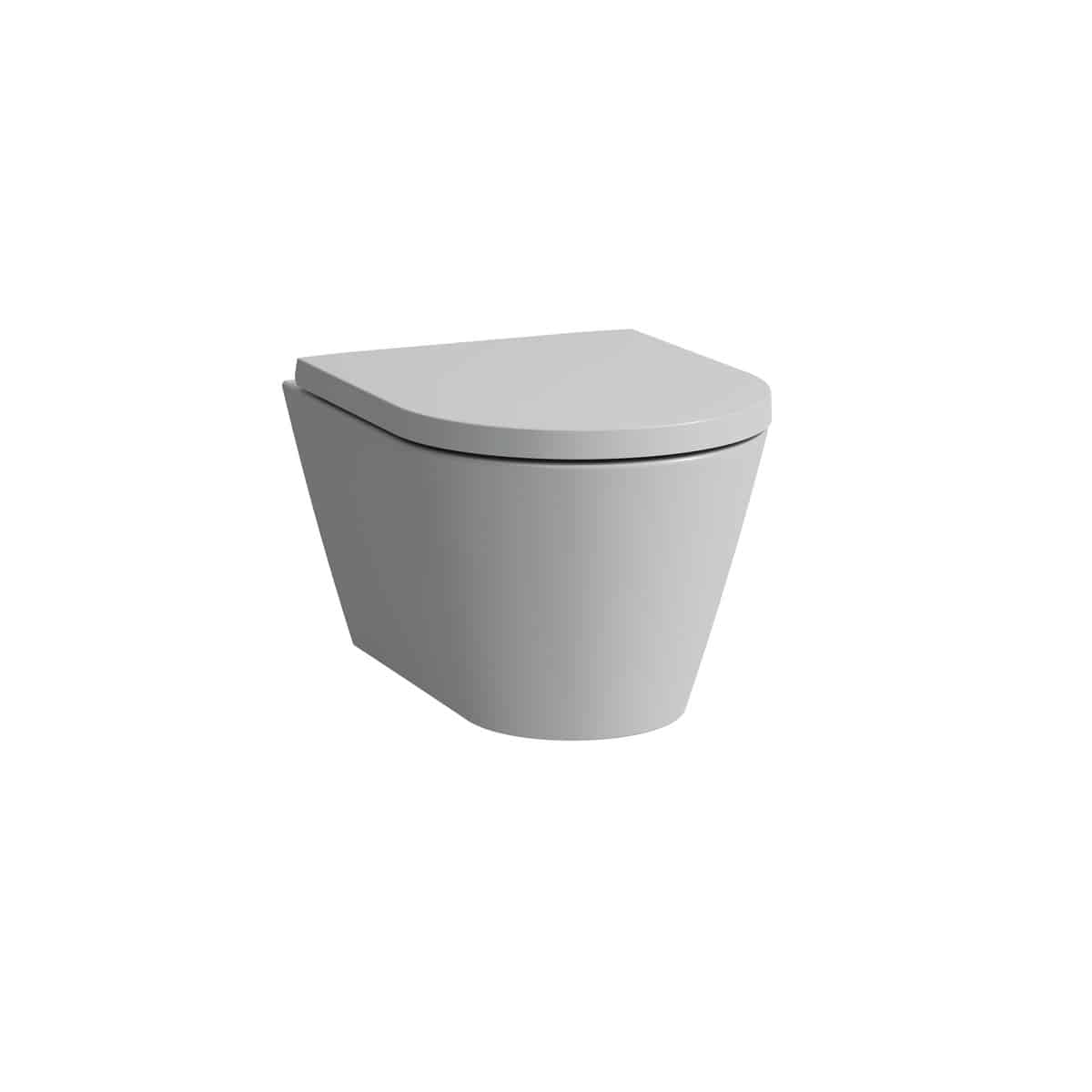 LAUFEN Kartell By LAUFEN hængeskål, Rimless, 490 x 370 mm, mat grå