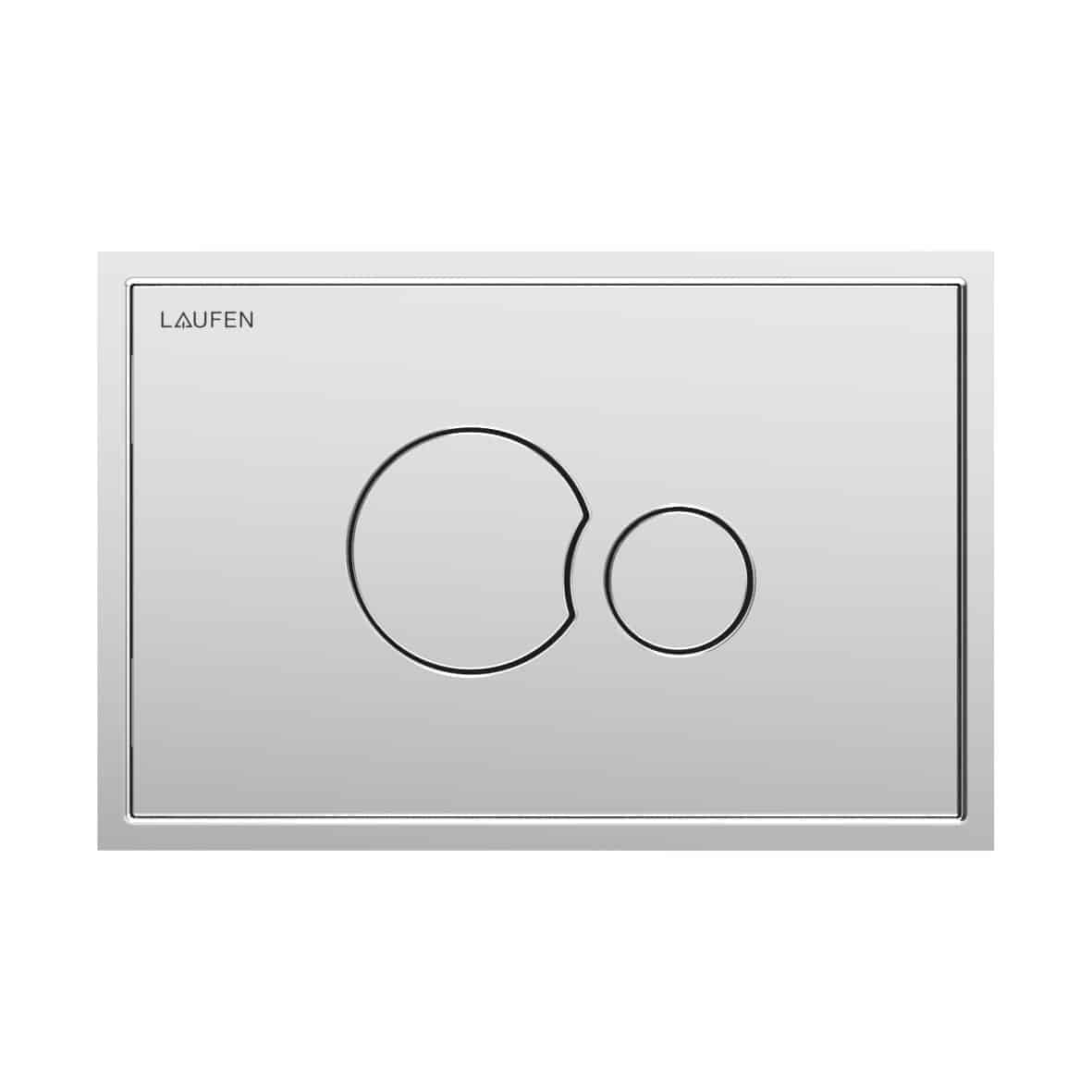 LAUFEN LIS betjeningsplade Duo AW106, krom