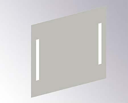 LAUFEN ARTE spejl med LED lys, 90 x 65 cm