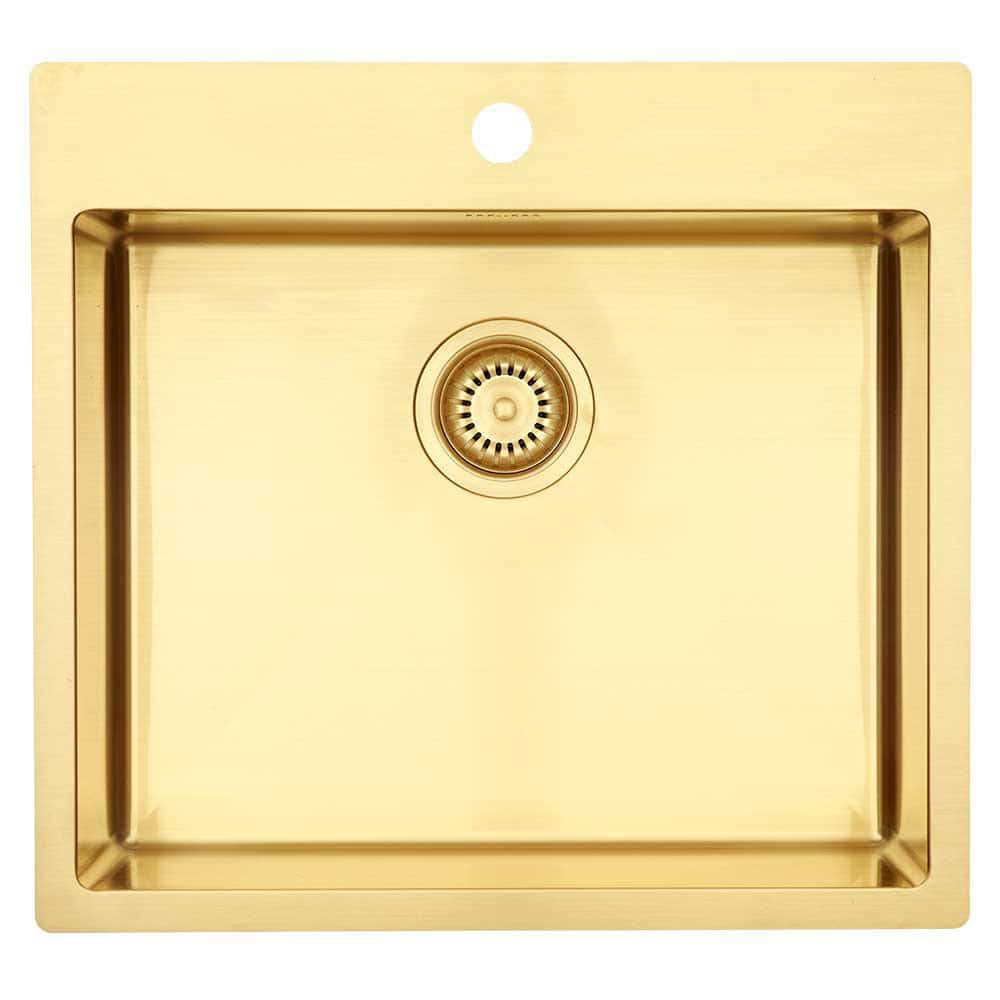 LAVABO Kubus 540 Soft køkkenvask PVD messing