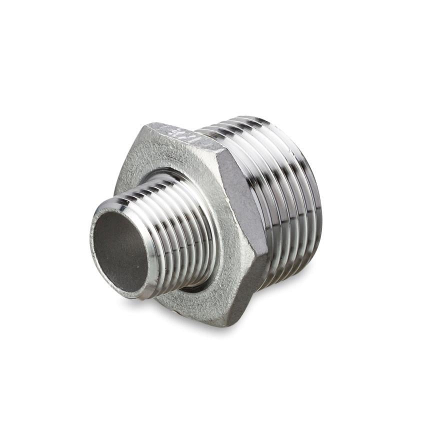 Brystnippel 1.4408, 20 bar 2"x1/2"
