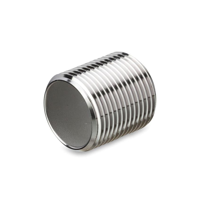 Nippel med cylindrisk gevind, 1.4404, 20 bar 2 1/2"x55 mm