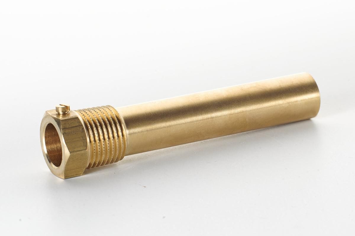 Dykrørslommer til skivetermometer 1/2" 120 mm