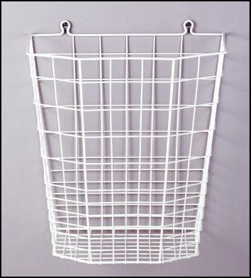 Trådkurv hvid, affald, 32 x 35,5 x 24 cm, 20ltr.